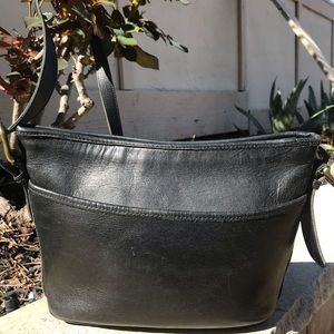 Vintage black crossbody bag